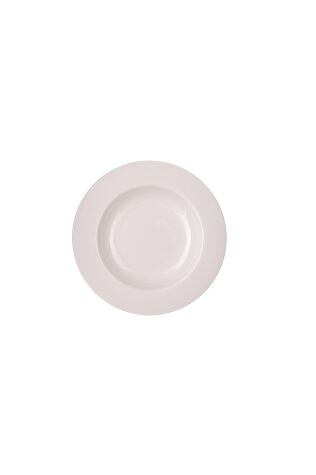 Kütahya Porselen Bone Pera Banquet 23cm. Çukur Tabak Dekorsuz - Kütahya Porselen