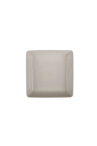 Kütahya Porselen Bone Tan 19X19cm. Çukur Tabak Dekorsuz - Kütahya Porselen