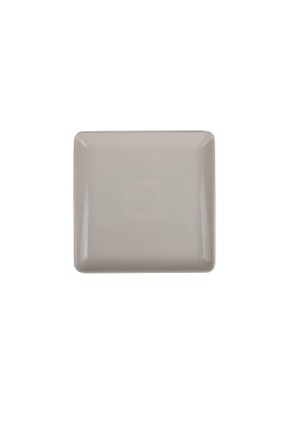 Kütahya Porselen Bone Tan 23X23cm. Düz Tabak Dekorsuz - Kütahya Porselen