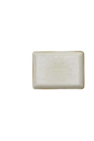 Kütahya Porselen Bone Tan 30X22cm. Düz Tabak S.Mat Dg-673 - Kütahya Porselen