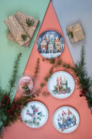 Kütahya Porselen Festive 4 Parça 15 cm Tabak 