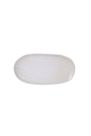 Kütahya Porselen Mezolit 28 Cm Kayık Tabak / Antiq - Kütahya Porselen