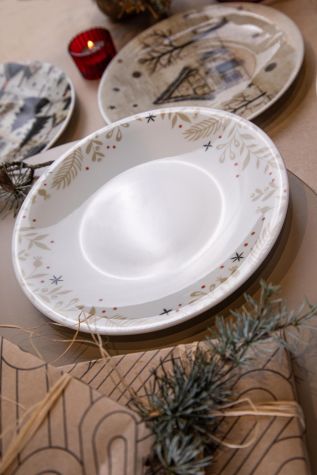 Kütahya Porselen Nostalgia 6 Parça 21 Cm Pasta Takımı - Kütahya Porselen