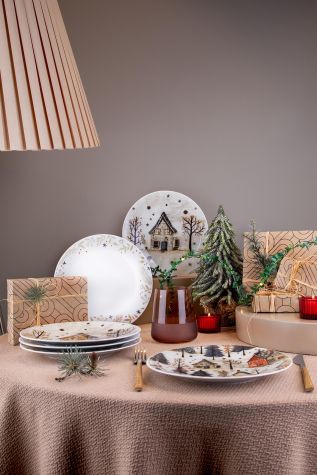Kütahya Porselen Nostalgia 6 Parça 21 Cm Pasta Takımı - Kütahya Porselen