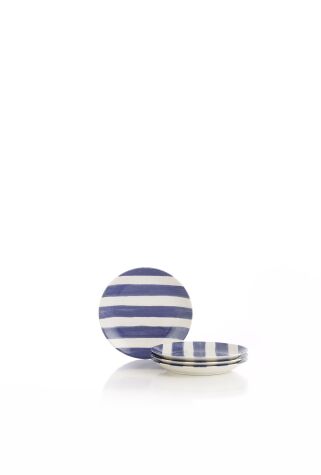 Kütahya Porselen Ocean Line 4 Parça 20 Cm Pasta Tabağı Mavi - Kütahya Porselen