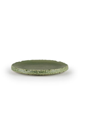 Kütahya Porselen Stone 21cm Düz Tabak Herbal 855A45 - Kütahya Porselen