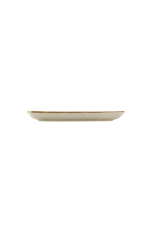 Kütahya Porselen Tan 27X27 Cm Düz Tabak Pearl Tarçın P02 - Kütahya Porselen